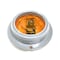 Truck-Lite Led, Yellow Round, 2 Diode, Marker Clearance Light, P3, Gray Polycarbonate Flange Mount 30251Y - alternate 3